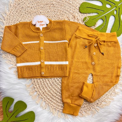 Conj de Linha Saruel Mostarda 